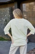 Кофта-лонгслив женская UMON с рукавом 3/4 XXL лимонный (М181) - изображение 3