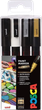 Zestaw markerów akrylowych Uni Posca 0.9 - 1.3 mm 4 szt (3296280033372) - obraz 1