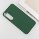 TPU чехол Epik Bonbon Metal Style для Samsung Galaxy S23+ Зеленый / Army green - изображение 3