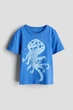 Дитяча синяя футболка для хлопчика H&M 92 см (1,5-2Y) - зображення 1