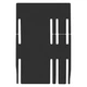 Двошарові килимки Sotra Classic 7mm Black для Citroen SpaceTourer (mkI); Peugeot Traveller (mkI); Opel Zafira (mkIV)(D); Toyota ProAce (mkII)(2 ряд - 1+2)(3 ряд - 1+2)(2-3 ряд) 2016→ (ST 90858-CL-Black) - изображение 1