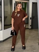 Fashions • Костюм женский Elaine Fashions 58-60 шоколад (#518-ел) - изображение 5