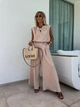 Fashions • Костюм жіночий Elen Fashions 52-54 бежевий (9329-ді) - зображення 1