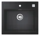 Композитна кухонная мийка Grohe K700, чорний граніт, прямокутна, 1 чаша, врізна, глибина 200 мм - зображення 7