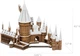 Металлический 3D конструктор Fascinations Metal Earth Хогвартс в снегу Harry Potter (ICX138) - изображение 10