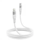 Кабель Proove Soft Silicone Type-C to Lightning 27W (1m) white - зображення 2