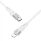 Кабель Proove Soft Silicone Type-C to Lightning 27W (1m) white - зображення 3