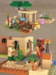 Конструктор детский Minecraft лагерь разбойников набор из кубиков и фигурок здания крепость оружие инструменты персонажи животные элементы локации и декора 562 деталей развивающая игрушка для мальчика подарок One Pro 68356 - изображение 10