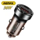 Автомобільний зарядний пристрій 30W REMAX Walking Series PD+QC Cyberpunk Fast Car Charger RCC338 1C1A Type-C + USB - изображение 1