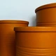 Кашпо Edelman Momo cylinder Mica Decorations круглий 23 см теракотовий - изображение 5