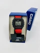 Мужские часы Casio W-218H-4BVCF, с красным ремешком - изображение 1