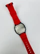 Мужские часы Casio W-218H-4BVCF, с красным ремешком - изображение 3