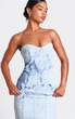 Платье PrettyLittleThing CNI1578 40 голубой - изображение 4