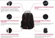 Городской рюкзак Bag 8810 33л. Black Ультрапрочный Износостойкий с защитой от влаги Водоотталкивающий USB порт и Аудиопорт AUX Универсальный для детей и взрослых - изображение 6
