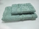 Набор 2 махровых полотенца для ванной VIP COTTON ROWAN 70*140см + 50*90см, мята - изображение 2