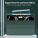 Силиконовый чехол обложка + Pencil Direct Charge + Pencil Holder BBM1 для iPad Pro 11" 2024 (M4)/2025(M5) Темно-зеленый - изображение 4