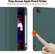 Силиконовый чехол обложка + Pencil Direct Charge + Pencil Holder BBM1 для iPad Pro 12.9" 2020/2021/2022/Air 13" 2024(M2)/2025(M3)/2026(M4) Темно-зеленый - изображение 6
