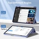 Силиконовый чехол обложка + Pencil Direct Charge + Pencil Holder BBM1 для iPad Pro 12.9" 2020/2021/2022/Air 13" 2024(M2)/2025(M3)/2026(M4) Серо-фиолетовый - изображение 2