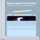 Силиконовый чехол обложка + Pencil Direct Charge + Pencil Holder BBM1 для iPad Pro 12.9" 2020/2021/2022/Air 13" 2024(M2)/2025(M3)/2026(M4) Голубой - изображение 3