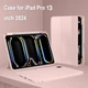 Силиконовый чехол обложка + Pencil Direct Charge + Pencil Holder BBM1 для iPad Pro 13" 2024 (M4)/2025(M5) Розовый - изображение 2