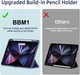 Силиконовый чехол обложка + Pencil Direct Charge + Pencil Holder BBM1 для iPad Pro 12.9" 2020/2021/2022/Air 13" 2024(M2)/2025(M3)/2026(M4) Серо-фиолетовый - изображение 7