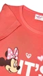 Комплект для девочки футболка и лосины принт Mini Mouse 122 красный - изображение 4