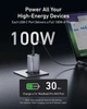 Сетевое зарядне пристрій Anker GaNPrime Charger - 100W, 2xUSB-C PD & 1xUSB-A Foldable Silver (7089458) - зображення 5
