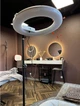 Профессиональная кольцевая лампа FD-480 II 45см LED 96W со штативом 2.1м и зеркалом - белая - изображение 7