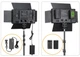 Светодиодная студийная лампа LED Camera Light U-600 29 см 40 Вт Штатив 2.1 м + 2 аккумулятора + зарядка - изображение 2