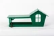 Кормушка для птиц на окно "Домик зеленый" House_for_birds - изображение 3
