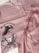 Домашній комплект "Charming Bow" батал капрі+футболка пудра 3XL - зображення 2