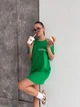 Жіноча футболка-туніка Be Happy з коротким рукавом COSY 2XL Зелений (cosy4178731s5) - изображение 4