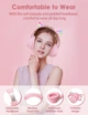 Игровые Bluetooth наушники Onikuma с кошачьими ушками, RGB подсветкой и микрофоном Беспроводные геймерские наушники Розовый - изображение 6