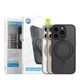 Чохол-накладка Blueo Frosted Magnetic Case ROTATABLE Stand для iPhone 16 Pro с MagSafe Grey (BL037-I16PGRY) - изображение 2