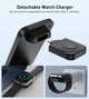 Бездротовий зарядний пристрій Choetech 15W 3-in-1 Foldable Wireless Charger Stand (T611-F) - изображение 7