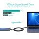 Кабель Choetech USB-C 3.1 GEN 2 100w Cable (2m) Black (XCC-1007) - изображение 5