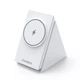 Бездротовий зарядний пристрій Choetech 3 in 1 Desktop Charger Stand White (T600-F) - зображення 2
