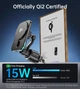 Бездротовий автомобільний зарядний пристрій Choetech 15W Qi2 Magnetic Car Charger (T231-F) - изображение 4