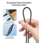 Кабель Choetech PD3.1 240W USB-C to USB-C 1.2M Magnet Cable Black (XCC-1052) - изображение 4