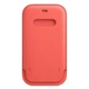 Чохол-кишеня Leather Sleeve (AAA) wih MagSafe для iPhone 12/12 Pro Pink Citrus (ALS12PPCTRS) - зображення 2