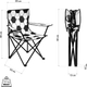 Krzesło turystyczne Nils Camp NC3303 White-Black (5908261680878) - obraz 6