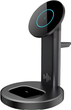 Бездротовий зарядний пристрій Soundliving 3-in-1 Wireless Charger Black (5745000684298) - зображення 1