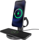 Бездротовий зарядний пристрій Soundliving 3-in-1 Wireless Charger Black (5745000684298) - зображення 2