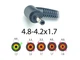Зарядное устройство для Dell 19.5V 4.62A 90W (4.8-4.2*1.7) Bullet High Copy (без кабеля) (66010) - изображение 2