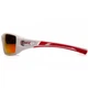 Очки Pyramex Velar White (sky red mirror) зеркальные красные в белой оправе - изображение 3