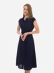 Сукня-сорочка міді літня жіноча EQUILIBRI W452 092 000-1592 M Navy Blue (2299965868352) - зображення 3