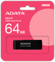 Pendrive ADATA UC310 64GB USB 3.2 Black (UC310-64G-RBK) - obraz 2