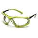 Окуляри Pyramex Proximity (clear) black\lime frame H2MAX Anti-Fog прозорі - зображення 1