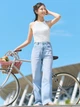 Джинсы Baggy женские UNIQLO 723841287 28-33 Голубые (1159832471) - изображение 3