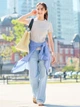 Джинсы Baggy женские UNIQLO 723841287 28-33 Голубые (1159832471) - изображение 5